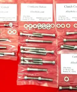 YAMAHA 1970-1972 JT1 JT2 Polished Stainless Steel Engine Bolt Kit Set