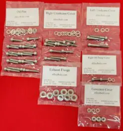 YAMAHA 1984-1985 FJ1100 1986-1996 FJ1200 Polished Stainless Steel Engine Bolt Kit Set