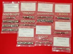 1986-1987 Tecate 3 Polished Stainless Steel ATV Engine Only Bolt Kit