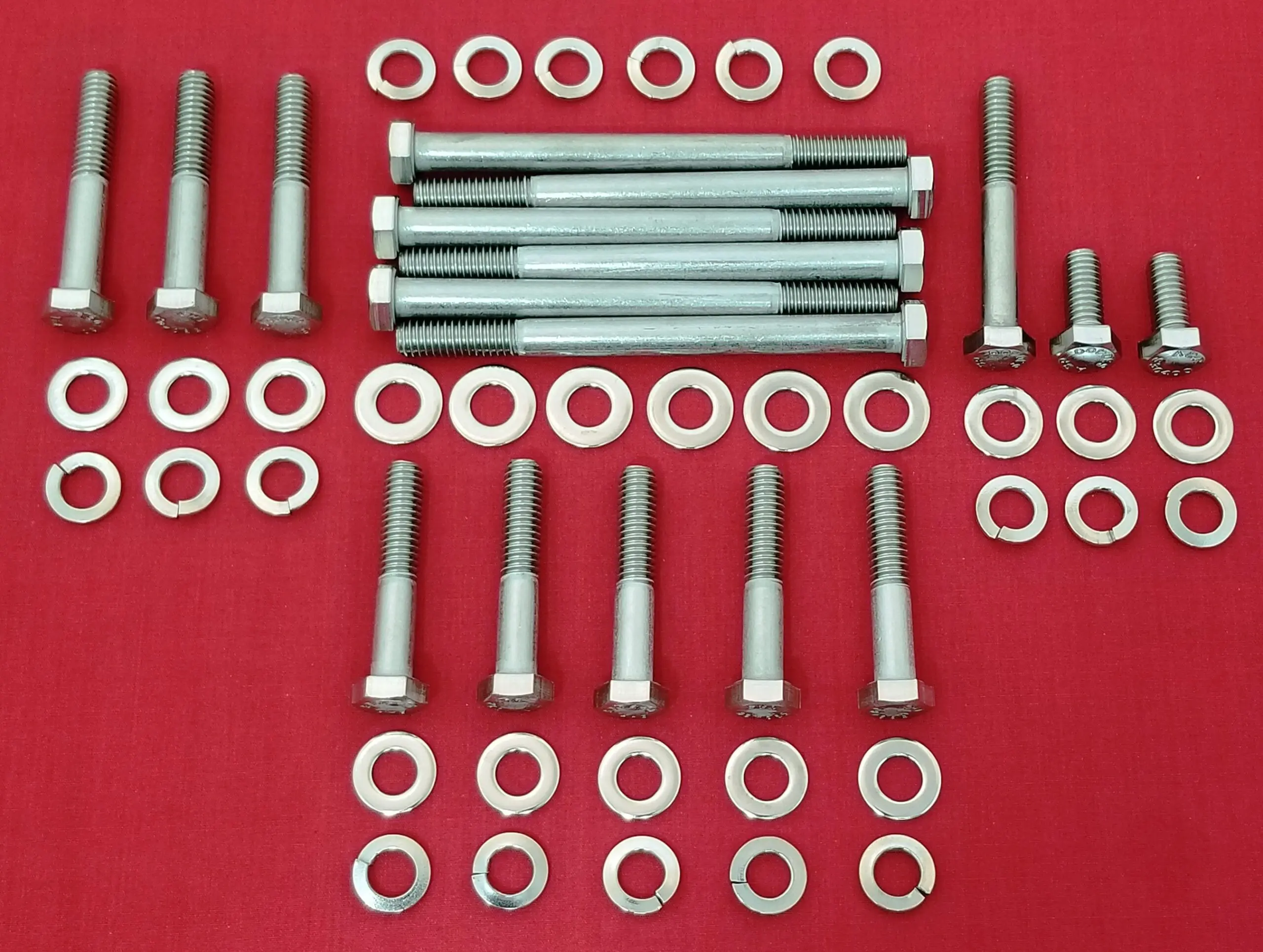 1987 & Older Big Block Ford Water Pump Bolt Kit 429 460 Stainless Steel Water Pump Timing Cover Hex Bolt Kit Set