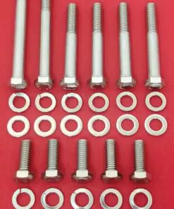 BIG BLOCK MOPAR BBM Water Pump Timing Cover 383 400 413 426W 440 RB Stainless Steel Hex Bolt Kit
