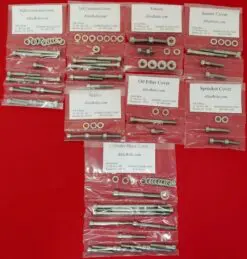 1999-2008 TRX400EX 400EX Polished Stainless Steel Engine Only Bolt Kit