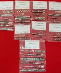 1999-2008 TRX400EX 400EX Polished Stainless Steel Engine Only Bolt Kit