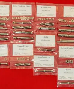 Honda TRX300EX 300EX Polished Stainless Steel Engine Only Bolt Kit