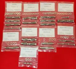 SUZUKI 2008-2016 GSX1300R HAYABUSA Polished Stainless Steel Engine Bolt Kit Set