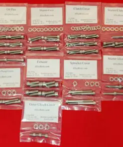 SUZUKI 2008-2016 GSX1300R HAYABUSA Polished Stainless Steel Engine Bolt Kit Set