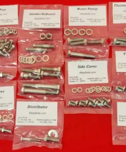 Chevy 235 Stainless Steel Engine Hex Bolt Kit (1953-1954)