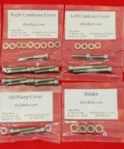 KAWASAKI 1973-1975 F11 Polished Stainless Steel Engine Bolt Kit Set