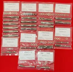 HONDA 2004-2009 TRX450R 450R Polished Stainless Steel ATV Engine Bolt Kit Set