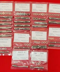 HONDA 2004-2009 TRX450R 450R Polished Stainless Steel ATV Engine Bolt Kit Set