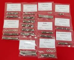 HONDA 1984-1986 CB700SC NIGHTHAWK Polished Stainless Steel Engine Bolt Kit Set
