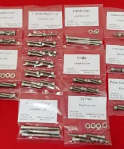 HONDA 1984-1986 CB700SC NIGHTHAWK Polished Stainless Steel Engine Bolt Kit Set