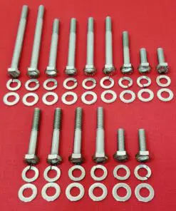 1994-1995 Ford 302 5.0L Stainless Steel Water Pump Timing Cover Hex Bolt Kit Set