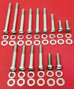 1996-2001 Ford 302 5.0L Stainless Steel Water Pump Timing Cover Hex Bolt Kit Set