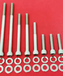 SBF Small Block Ford 260 289 302 351W Stainless Steel Driver Side Inlet Water Pump Allen Bolt Kit Set
