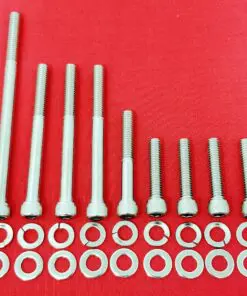 SBF Small Block Ford 260 289 302 351W Stainless Steel Passenger Side Inlet Water Pump Allen Bolt Kit Set