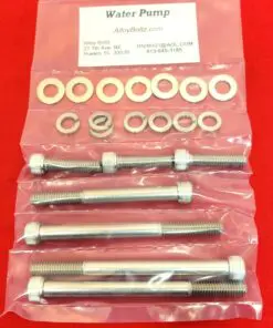 1964-1969 Mopar Small Block SBM 273 318 340 360 Stainless Steel Water Pump Allen Bolt Kit Set