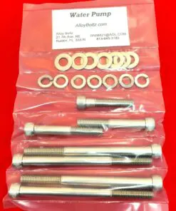 1970 & UP Up Mopar Small Block SBM 273 318 340 360 Stainless Steel Water Pump Allen Bolt Kit