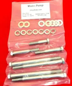 1970 & Up Mopar Small Block SBM 273 318 340 360 Stainless Steel Water Pump Hex Bolt Kit Set