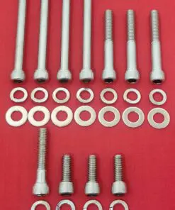 Mopar Small Block SBM 273 318 340 360 Stainless Steel Water Pump Timing Cover Allen Bolt Kit Set