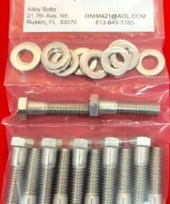 Alternative view of Cadillac 472 500 Intake Stainless Steel Hex Bolt Kit Screw Set