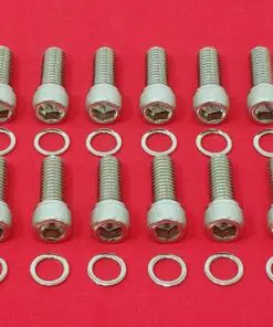 AMC Jeep 290 304 343 360 390 401 Intake Stainless Steel Allen Bolt Kit Set