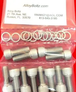 Alternative view of AMC JEEP V8 Header Stainless Steel Allen Bolt Kit Set 290 304 343 360 390 401