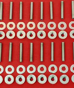 Cadillac 472 500 Oil Pan Polished Stainless Steel Stud Kit Screw Set Bolts