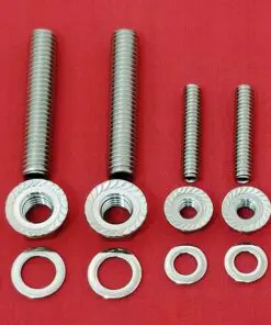 SBC Small Block Chevy 283 305 327 350 400 Fuel Pump Stainless Steel Stud Kit Set Bolts