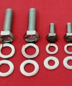 SBC Small Block Chevy 283 305 327 350 400 Fuel Pump Stainless Steel Hex Bolt Kit Set