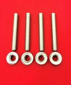 Big & Small Block Chevy 283 305 327 350 400 394 454 Long Water Pump Polished Stainless Stud Kit Set Bolts