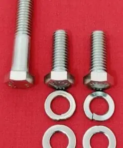 SBC Small Block Chevy 283 305 307 327 350 400 Thermostat Housing Stainless Steel Hex Bolt Kit Set