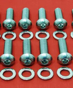 SBC Small Block Chevy 283 305 327 350 400 TPI Intake Stainless Steel Buttonhead Kit Set