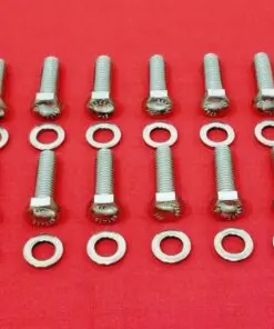 AMC Jeep 290 304 343 360 390 401 Intake Stainless Steel Hex Bolt Kit Set