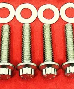 2009 & Up Show Polished Grade 8 ARP Stainless Rear Sub-Frame Bolt 12pt Kit