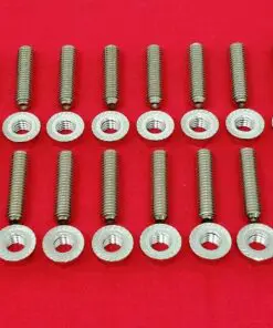 Buick Nailhead 264 322 364 401 425 Header Polished Stainless Steel Stud Kit Set Bolts