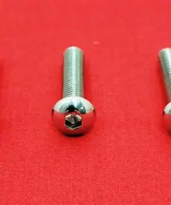 1999-2013 Dyna Timing Cover Polished Stainless Steel Buttonhead Bolt Kit