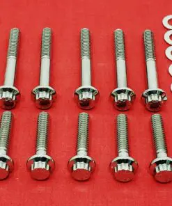1999-2005 Dyna Primary Cover Only Polished Stainless Steel ARP 12pt Bolt Kit