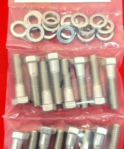 Alternative view of Big Block Ford BBF Stock Exhaust Manifold Stainless Steel Hex Bolt Kit