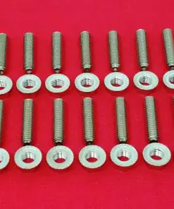 Buick V8 350 400 430 455 Header Polished Stainless Steel Stud Kit Set Bolts