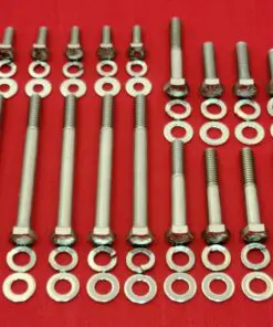 Buick Nailhead 264 322 364 401 425 Water Pump Timing Cover Stainless Steel Hex Bolt Kit Screw Set