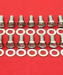 Buick 400 430 455 Oil Pan Stainless Steel Hex Bolt Kit Screw Set