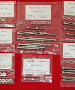 HONDA 1979-1982 CBX1000 Polished Stainless Steel Engine Bolt Kit Set
