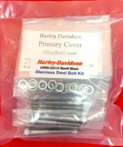 2000-2010 Buell Blast Polished Stainless Steel Allen Bolt Engine Kit Set - Image 5