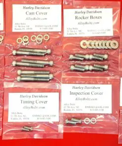 2003-2007 Buell XB9 XB12 Polished Stainless Steel Allen Bolt Engine Kit Set