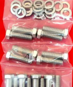 Ford 351C Cleveland Stock Exhaust Manifold Stainless Steel Hex Bolt Kit - Image 2
