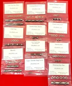 KAWASAKI 1979-1988 KZ1300 Polished Stainless Steel Carb Bolt Kit Set