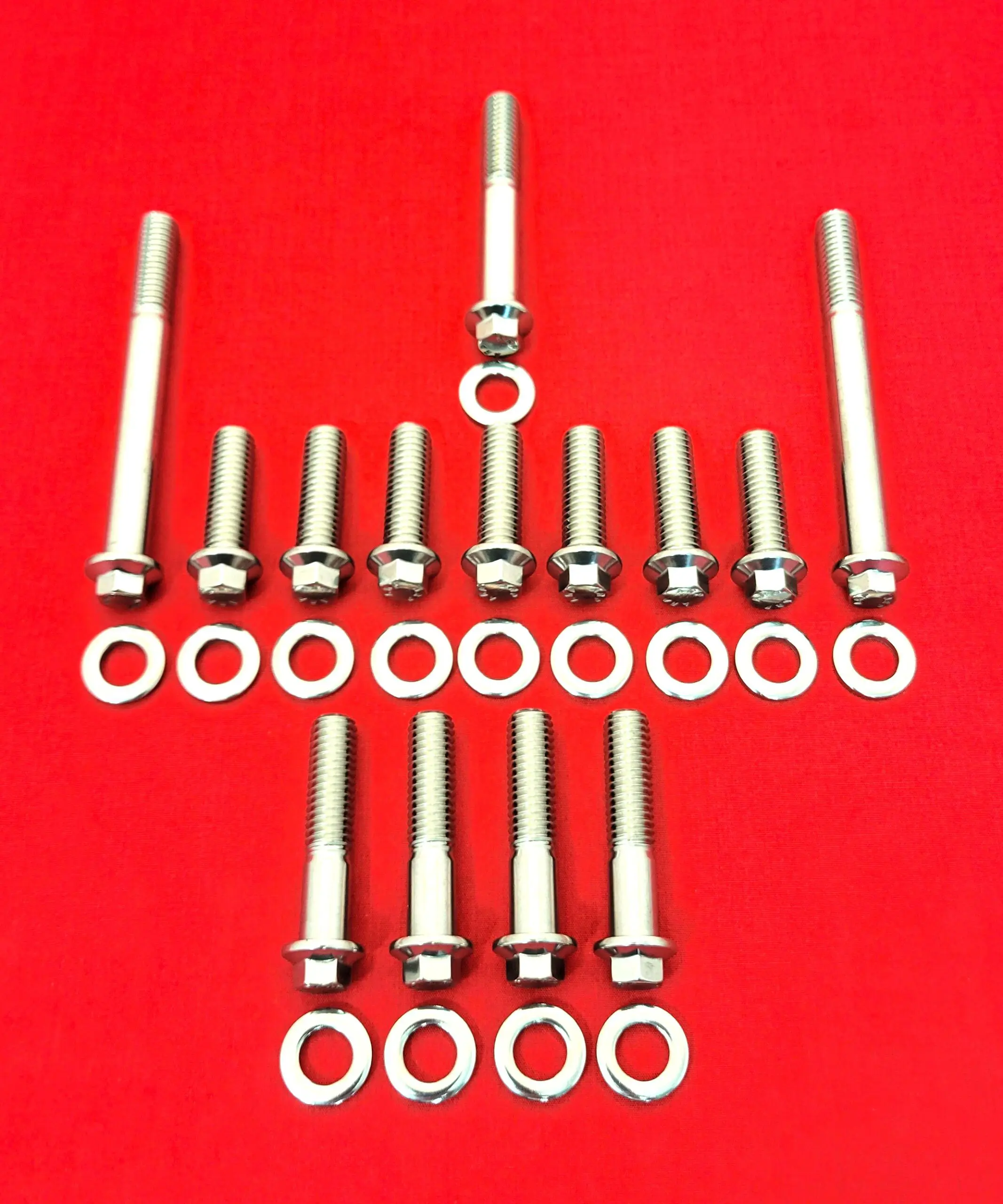 Buick 350 Grade 8 ARP Stainless Steel Exhaust Manifold Bolt Kit