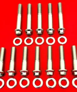 Cadillac 331 365 Early 390 Grade 8 ARP Stainless Stock Exhaust Manifold Bolt Kit Set