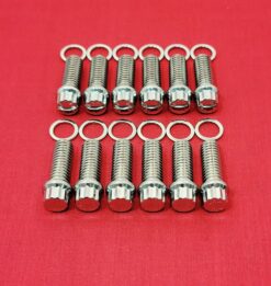 Set of 12 ARP 3/8 x 1 Header Bolts With 12pt Head